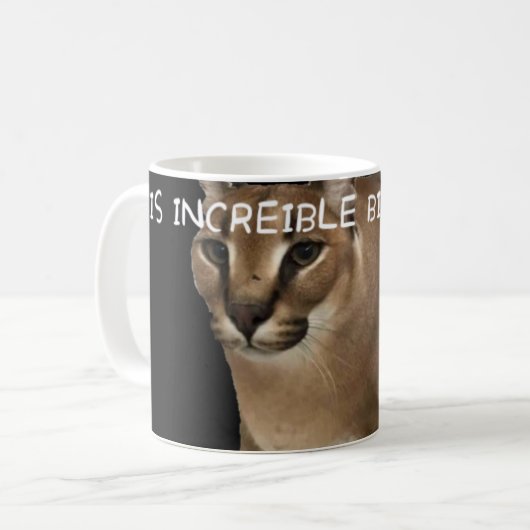 Floppa コーヒーマグカップ (正面左)