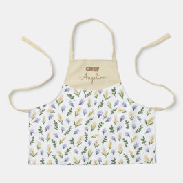 Flor de agua y lavanda エプロン