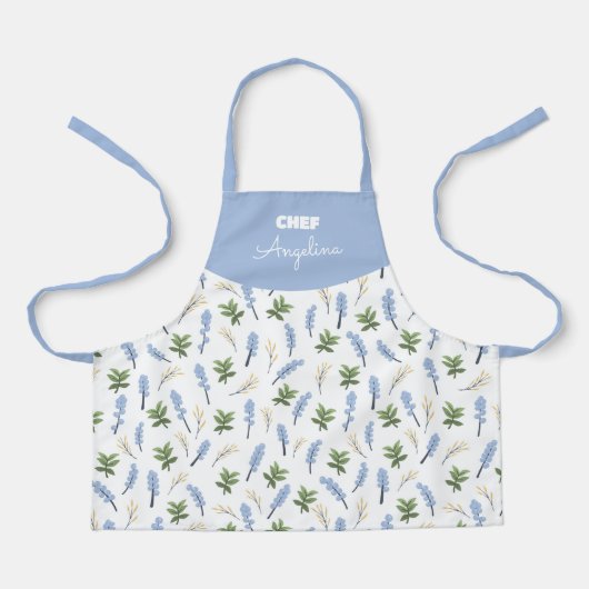 Flor de espuela de caballero エプロン (正面)