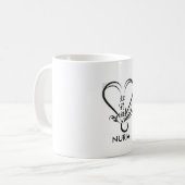 flor de loto, nuria en chino, NURIA コーヒーマグカップ (正面左)