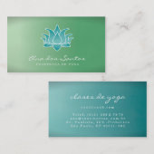 Flor de Loto Tarjetas de Visita 名刺 (正面/裏面)