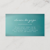 Flor de Loto Tarjetas de Visita 名刺 (裏面)