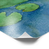 Flôr de Lotus Aguarela フォトプリント (角)