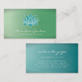 Flor de Lotuss Cartaoo de Visita 名刺 (正面/裏面)