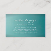 Flor de Lotuss Cartaoo de Visita 名刺 (裏面)