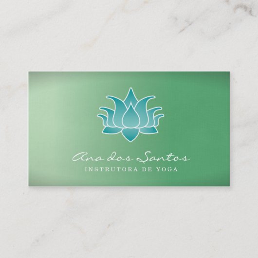 Flor de Lotuss Cartaoo de Visita 名刺 (正面)