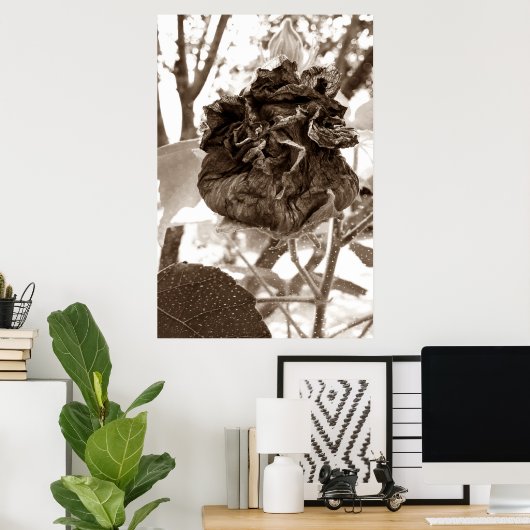 flor de papel ポスター (ホームオフィス)