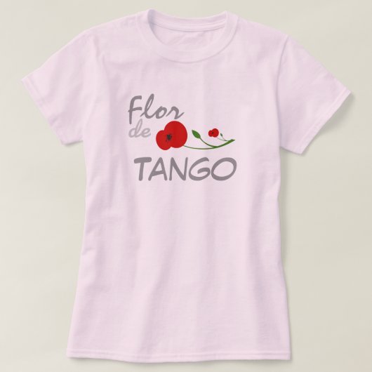 Flor de Tango Tシャツ (デザイン正面)