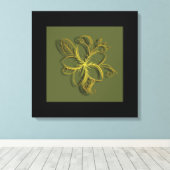 Flor Dourada キャンバスプリント (インサイチュ (ウッドフロア))