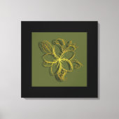 Flor Dourada キャンバスプリント (正面)