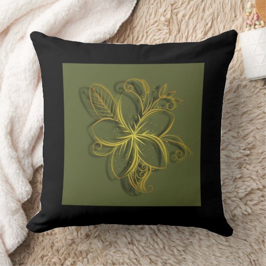 Flor Dourada クッション (ブランケット)