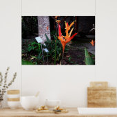 flor laranjada ポスター (キッチン)