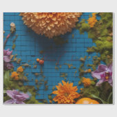 #Floraの包み紙 ラッピングペーパー (フラット)