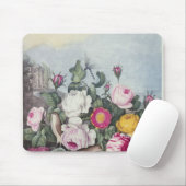 「Floraの寺院からのバラ、 マウスパッド (マウス)