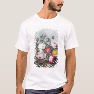 「Floraの寺院からのバラ、 Tシャツ