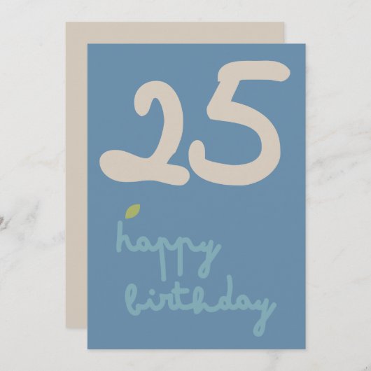 FLORA赤面-誕生日フローラ招待状カード シーズンカード (正面/裏面)