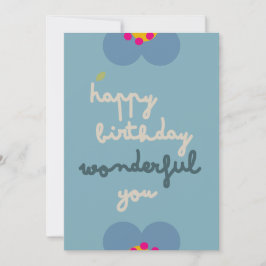 FLORA赤面-誕生日フローラ招待状カード シーズンカード