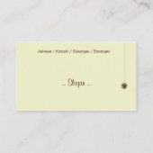 Flora 名刺 (裏面)