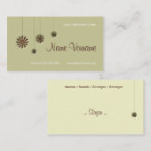 Flora 名刺 (正面/裏面)