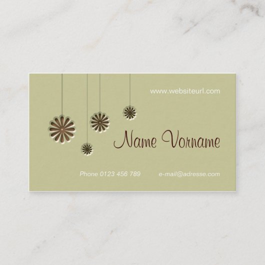 Flora 名刺 (正面)