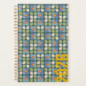 FLORA BLUSH - Botanical Pattern Planner プランナー手帳 (正面)