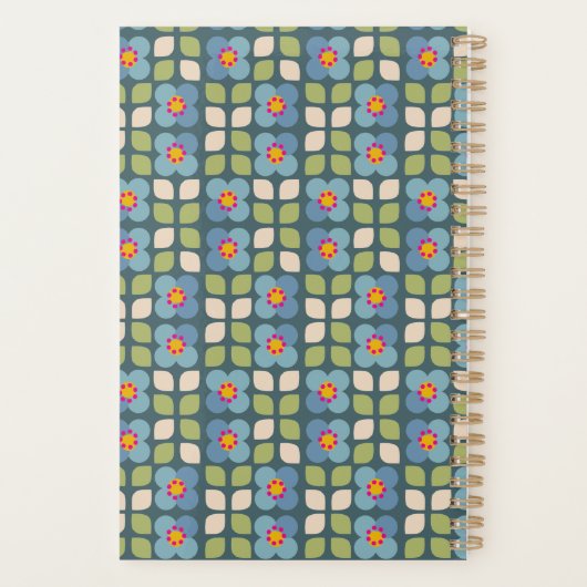 FLORA BLUSH - Botanical Pattern Planner プランナー手帳 (裏面)