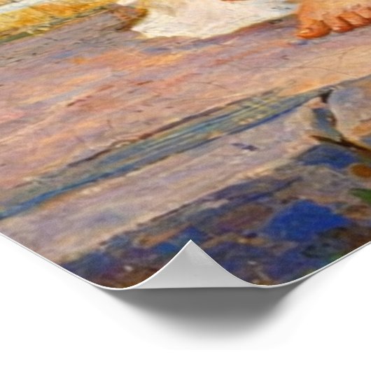 Flora by John William Waterhouse ポスター (角)