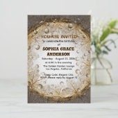 Flora Garden Elegant Birthday Invitation Template  招待状 (スタンド正面)