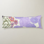 Flora Obscura – Seamless Floral Print Throw Pillow ボディピロー (裏面)
