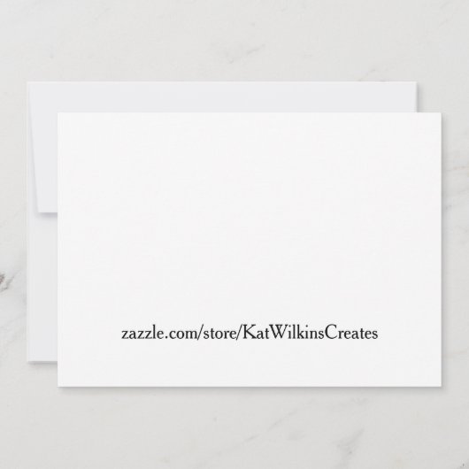 flora of Seattle 招待状 (裏面)