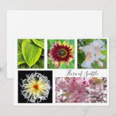 flora of Seattle 招待状 (正面/裏面)