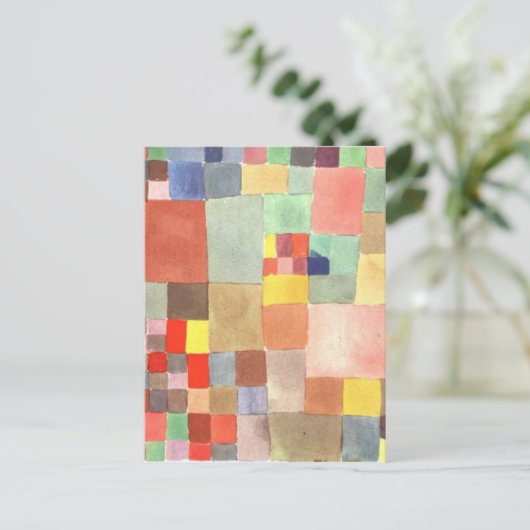 Flora on sand by Paul Klee ポストカード (スタンド正面)