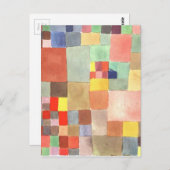 Flora on sand by Paul Klee ポストカード (正面/裏面)