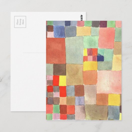 Flora on sand by Paul Klee ポストカード (正面/裏面)