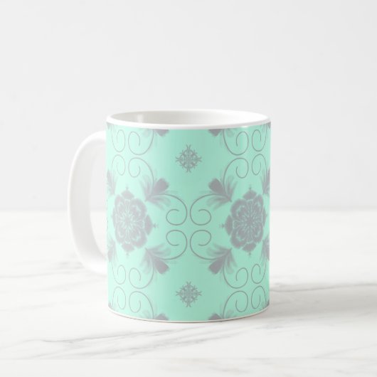 Flora Royale Ceramic Mug コーヒーマグカップ (正面左)