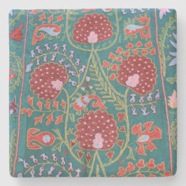 Flora Tapistry Texture From Israel Square Coaster ストーンコースター