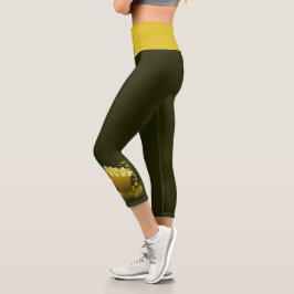 Flora the Goddess of Flowers カプリレギンス