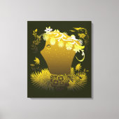Flora the Goddess of Flowers キャンバスプリント (正面)