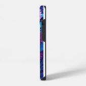 FloraBloom: エレガントな花柄iPhoneケース iPhoneケース (左側面)