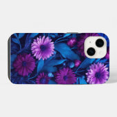 FloraBloom: エレガントな花柄iPhoneケース iPhoneケース (裏面横)