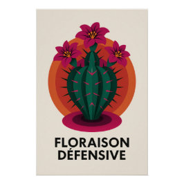 Floraison Défensive – La douceur piquante ポスター