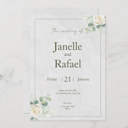 Floral  (正面/裏面)