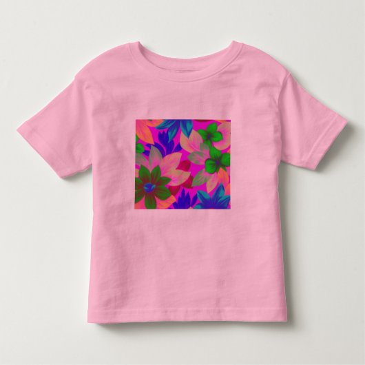 Floral1i3 トドラーTシャツ (正面)