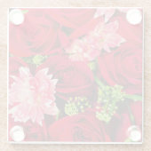 Floral  ガラスコースター (裏面)