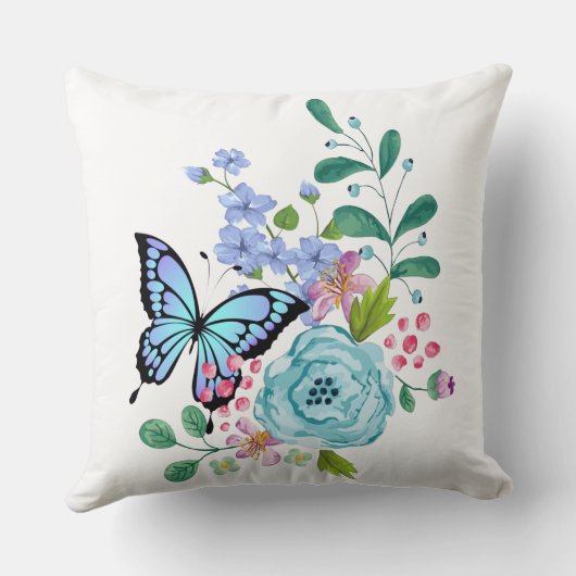 Floral クッション (裏面)