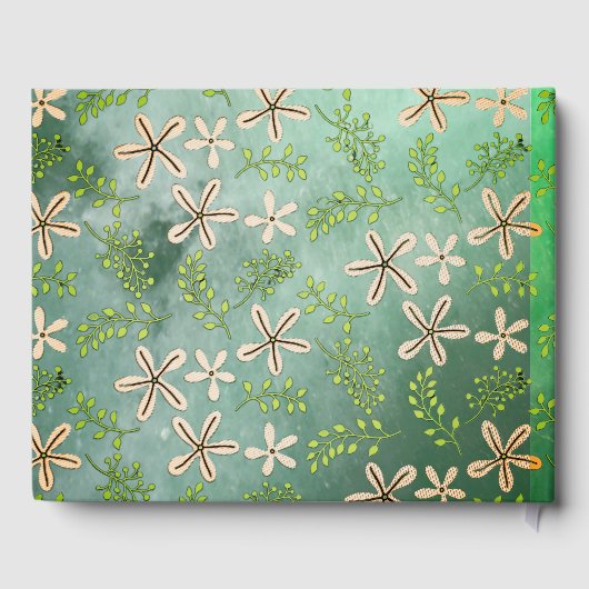 Floral ゲストブック (裏面)