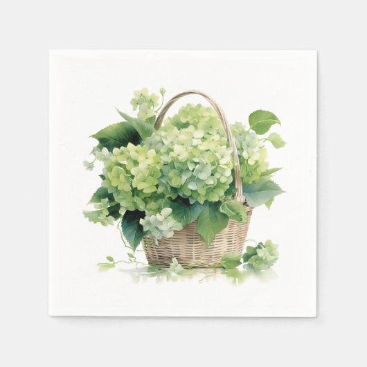 Floral スタンダードカクテルナプキン (正面)