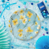 Floral  ペーパープレート (パーティー)