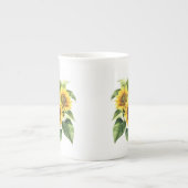 Floral  ボーンチャイナマグカップ (正面)