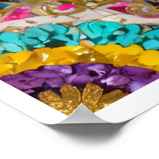 Floral ポスター (角)